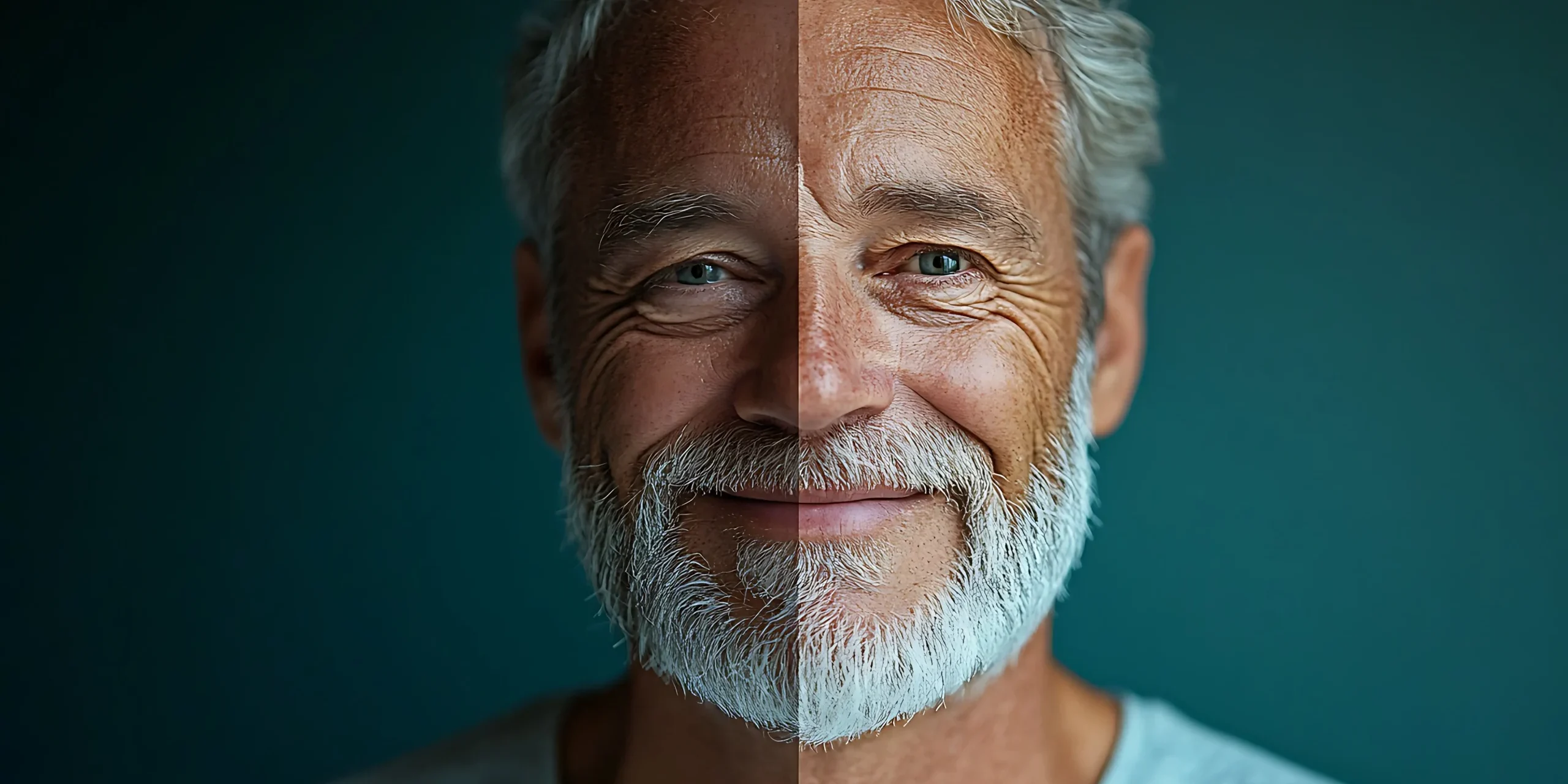 old man smiling Old man smiles