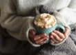 Having a hot choc after a filling